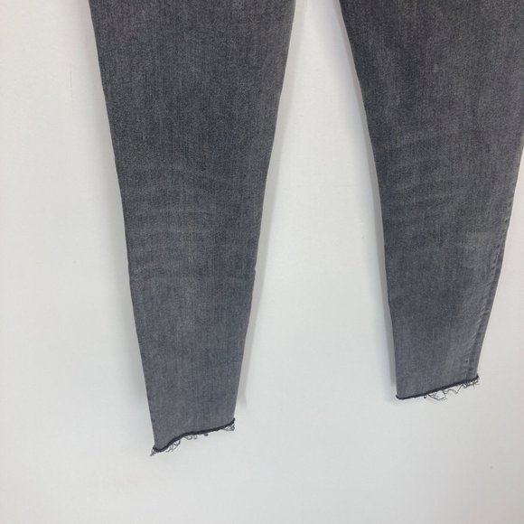 Allsaints gray black grace slashed skinny jean 25 - Picture 7 of 10